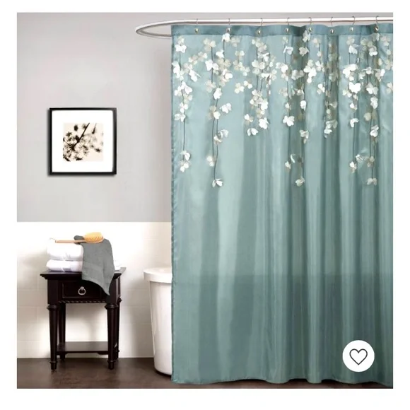 Lush Decor| Flower Drop shower curtain - Picture 6 of 9